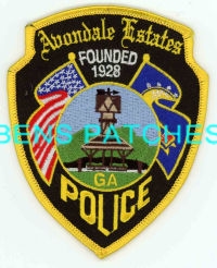 GEORGIA,AVONDALE ESTATES POLICE 3